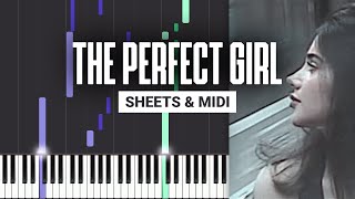 The Perfect Girl - Mareux - Piano Tutorial - Sheet Music & MIDI