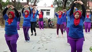 SENAM BL _ Music Aerobic Low Impact Lagu Jawa AMBYAR _ coach Wian