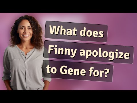 Does Finny forgive Gene?