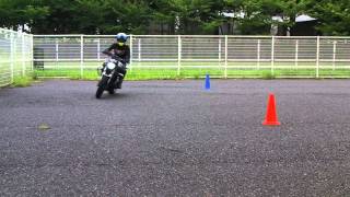 第４１９回　へなちょこライダー走行会１８　なべさん　８の字練習