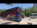 😮amazing big buses in thailand