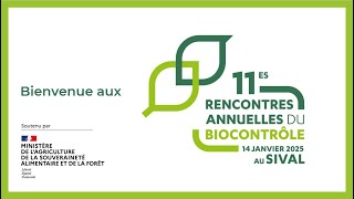 Les 11es RENCONTRES ANNUELLES DU BIOCONTROLE