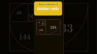 Math Hack: Unlock Nature's Perfection with Animation (Golden Ratio & Fibonacci)#maths