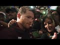 crazy scenes fans go nuts for canelo and ggg as they arrive in las vegas for fight week