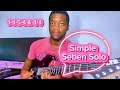 How to play Seben Lead Guitar and Rhythm using the 1-4-5-4 (2 T) & 4/4 Chord Progression