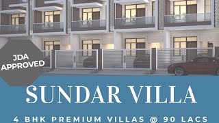 Super Luxury 4 Bhk Duplex Villas @ Opp. Dhanvantari Hospital, Mansarovar, Jpr in Just 92 Lacs