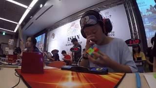 Asian Championships 2018 - 3BLD round 1 - mean 28.69