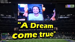 ExtraEmily Fulfills Erobb's Dream of Being On The Jumbotron