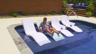 Part 3 of 4: Comparing Ledge Lounger, Tenjam, and Step 2 Loungers in a Vinyl Liner Pool at 5\