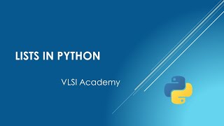 lec2 | lists in python | learn in 3 minutes | python bootcamp