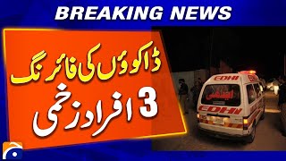 3 Injured in Firing Incident in Karachi | Breaking News | Geo News