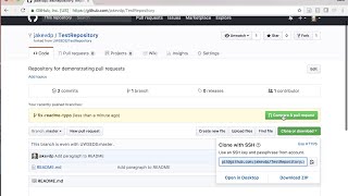 Create Branch in GitHub | Pull Request in GitHub | Merge Pull Request in GitHub | Master Branch