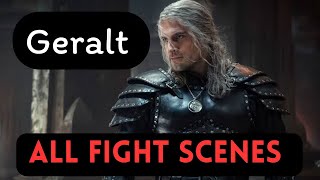 The Witcher TV (All Geralt Fight Scenes)