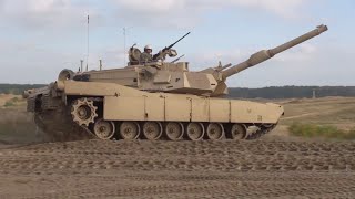 2/8 Cav Fire First M1A2 Abrams Tank Rounds in Poland (HD)