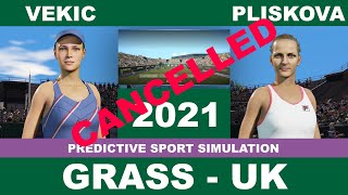Donna Vekic vs Karolina Pliskova WTA Eastbourne International 2021 Prediction
