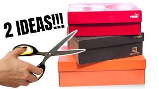 How to reuse Shoe Boxes at home | 2 Amazing Ideas | Best out of waste