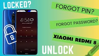 Xiaomi Redmi 8 / Remove PIN PASSWORD PATTERN / Unlock / Factory Reset