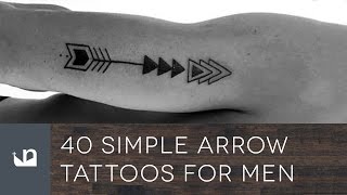 40 Simple Arrow Tattoos For Men