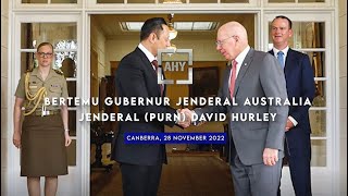 Bertemu Gubernur Jenderal Australia Jenderal (Purn) David Hurley