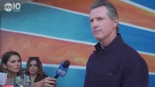 Gov. Gavin Newsom responds to Recall Efforts, Trump Impeachment \u0026 Meeting with Kevin McCarthy | Raw