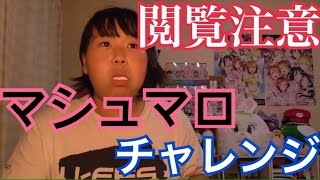 【閲覧注意】マシュマロを口に何個詰めれるか！