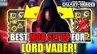 The BEST Mod Setup For Lord Vader With Dark Side Clone Troopers! | SWGoH