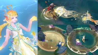 朵莉亞 金色潮汐 新造型展示 | Dolia New Skin Preview | 傳說對決 Arena Of Valor