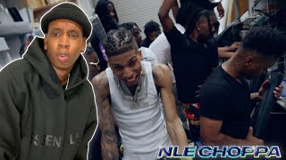 HE NOT PLAYIN! | NLE Choppa - Sleazy Flow Freestyle (Official Music Video) REACTION