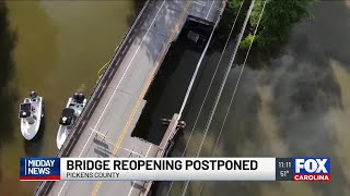 Reopening of Pickens Co. bridge postponed after collapse, officials say