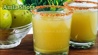 Amla Shots | Indian Gooseberry Drink | Vitamin C Shots | आंवला शॉट्स | Healthy Drink For Hair \u0026 Skin