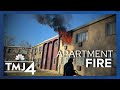 Six people were displaced after apartment fire