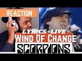 SOUTH AFRICAN REACTION TO  Scorpions - Wind Of Change (Lyrics)+ LIVE (Peters Pop-Show, 31.12.1991)