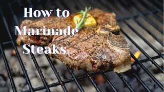 How to Marinade Steaks  [24 Hours Frozen and Fresh Taste Test]