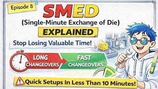 SMED Explained: Stop Wasting Time! | Lean Manufacturing Series (Episode 8)