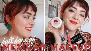 Full Face of Mexican Drugstore Makeup