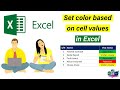 Set Color Based on Cell Value in Excel | Excel Tutorials for Beginners