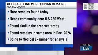 More human remains found in Menifee County