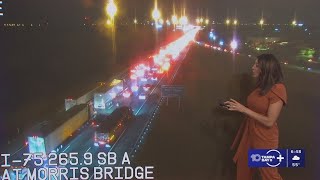 Traffic alert: Drivers seeing major delays after part of I-75 shut down from crash