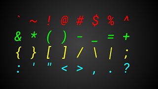 What Every Single Punctuation Does in Python