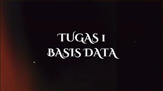 TUGAS 1 BASIS DATA