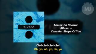 Letra Traducida Shape of you de Ed Sheeran