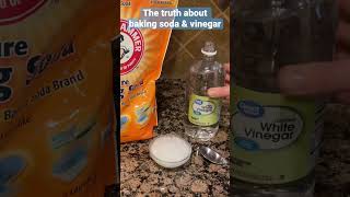 The Truth about Baking Soda and Vinegar #ProCleaningTip #shorts