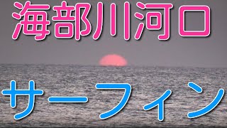 20201114海部川河口サーフィン夜明け波デカイ満員サーファー徳島県海陽町