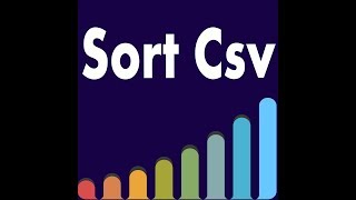csv sort by column