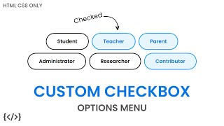 CSS Custom Checkboxes... Do It the Right Way