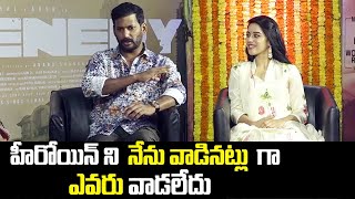 హీరోయిన్ ని నేను వాడినట్లు గా  ఎవరు వాడలేదు | Actor Vishal about Mrinalini Ravi | Mirchi Soda