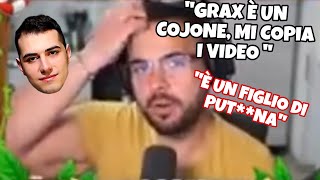 CICCIOGAMER INSULTA PESANTEMENTE GRAX E DICE CHE GLI COPIA I VIDEO