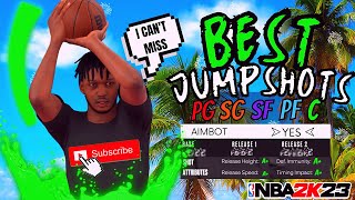 BEST JUMPSHOT for EVERY BUILD IN NBA 2K23! 100% GREENLIGHT FASTEST JUMPSHOT!!!BEST JUMPSHOT 2K23