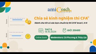 amiCoach| Chia sẻ kinh nghiệm thi CFA level 3