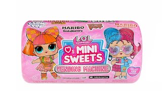 LOL Surprise Loves Mini Sweets Vending Machine Series 3 Unboxing Review